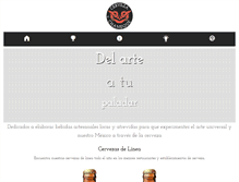 Tablet Screenshot of cervezachaneque.com